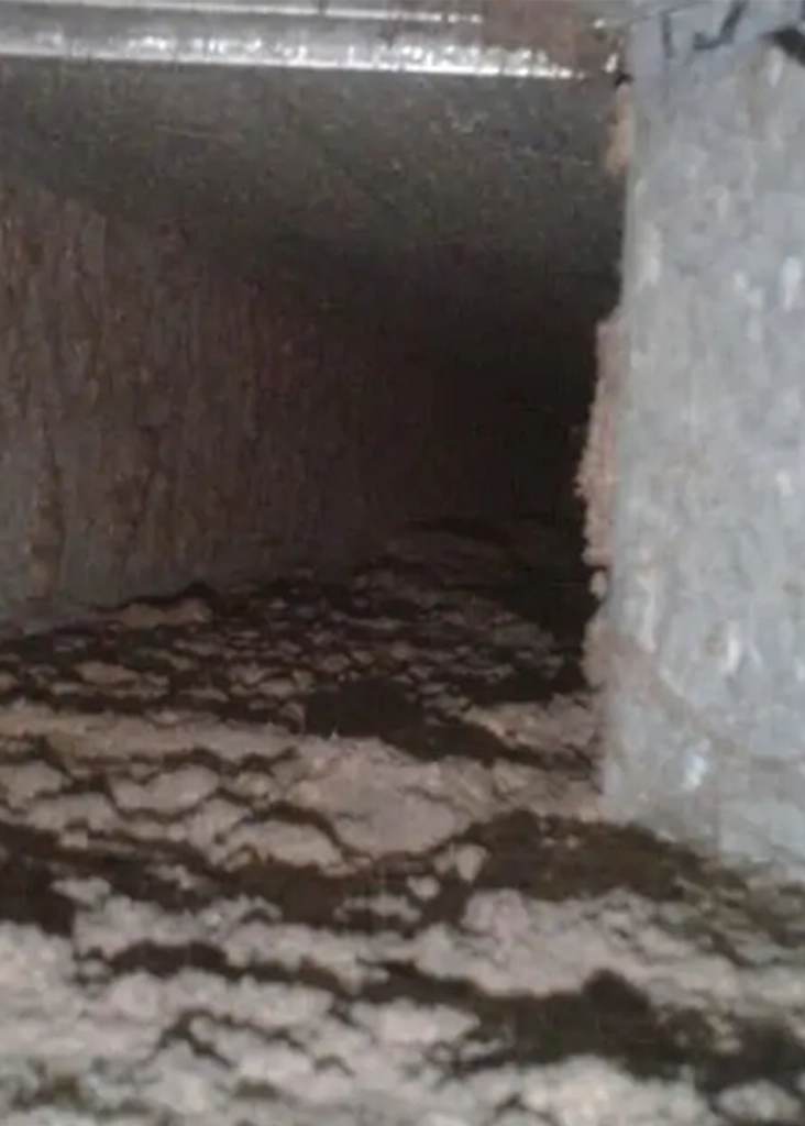 Air Duct Before Cleaning