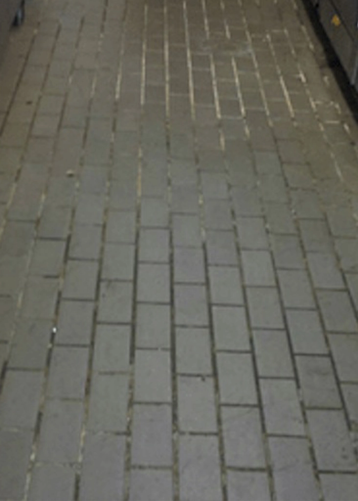 Tile Before Cleaning